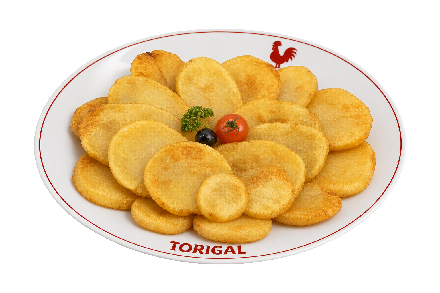 Frites en rondelles