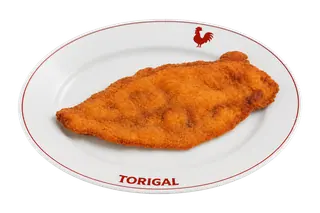 Escalope de poulet panée