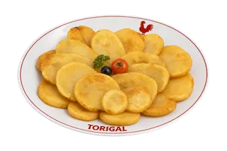 Frites en rondelles