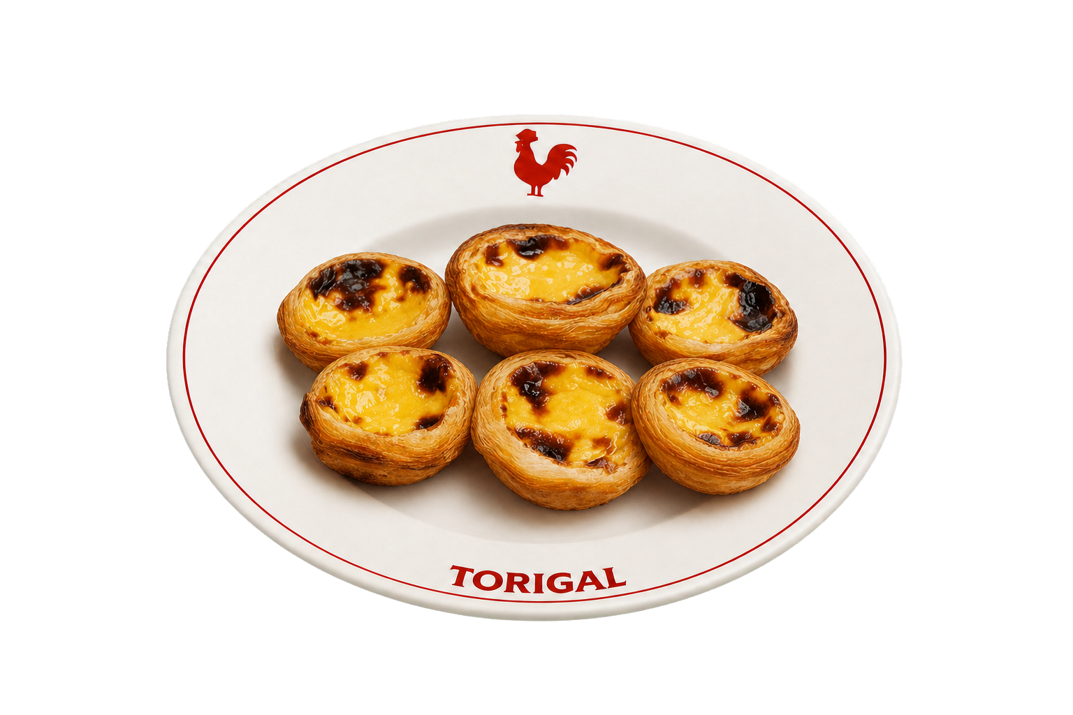 Pastéis de nata, boîte de 6